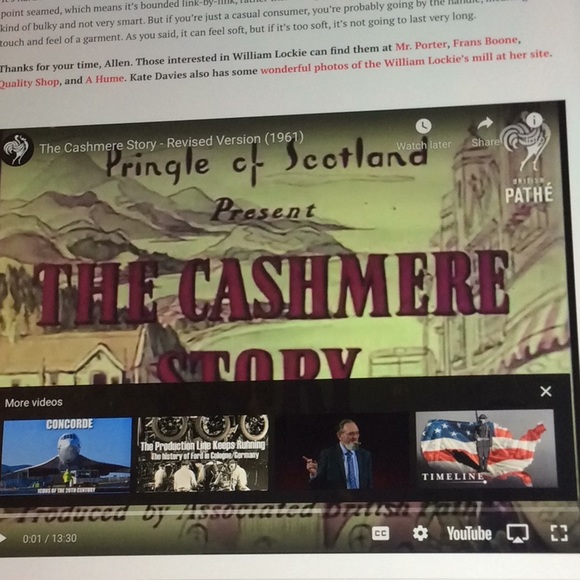 Antiq cashmere Scottish Fitted cape OOAK/Needs TLC Sweater 100% antique cashmere - Picture 12 of 13